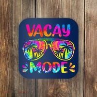 Vacay Mode Palm Tree Beach Vacation Summer Getaway Holiday Coaster thumb 0