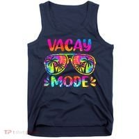 Vacay Mode Palm Tree Beach Vacation Summer Getaway Holiday Tank Top thumb 0