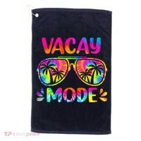 Vacay Mode Palm Tree Beach Vacation Summer Getaway Holiday Golf Towel thumb 0