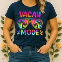 Vacay Mode Palm Tree Beach Vacation Summer Getaway Holiday Women's T-Shirt thumb 2
