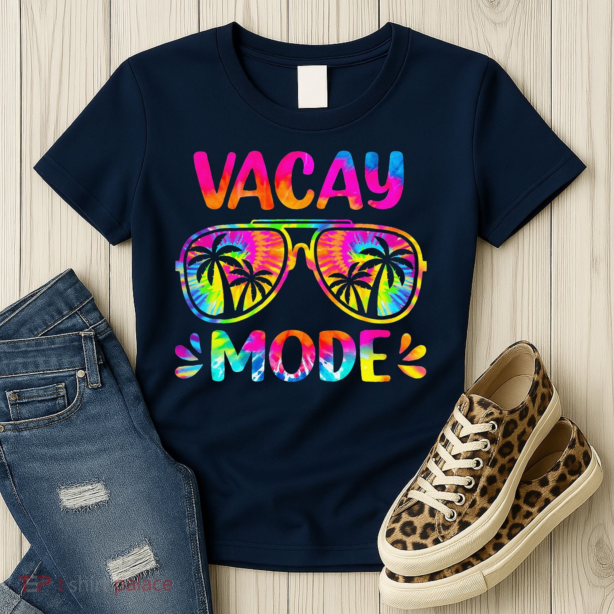Vacay Mode Palm Tree Beach Vacation Summer Getaway Holiday Women's T-Shirt