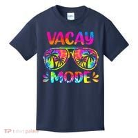 Vacay Mode Palm Tree Beach Vacation Summer Getaway Holiday Kids T-Shirt thumb 0