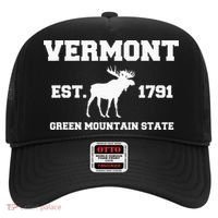 Vermont Moose Souvenir Est 1791 Green Mountain Hat thumb 0
