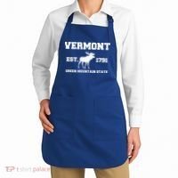 Vermont Moose Souvenir Est 1791 Green Mountain Apron thumb 2