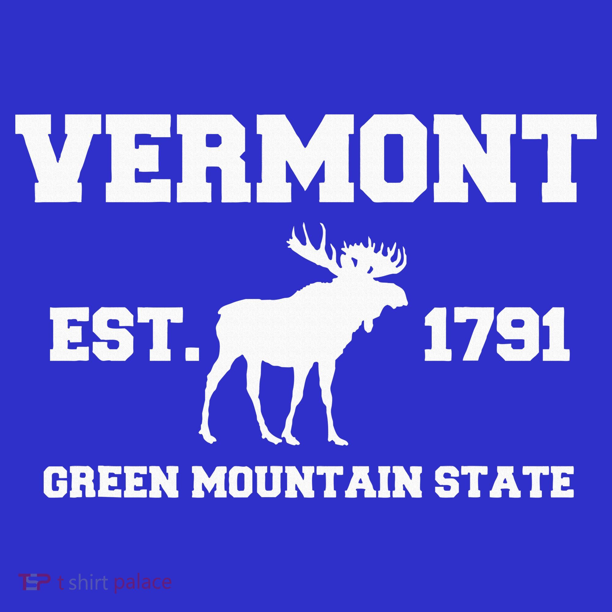 Vermont Moose Souvenir Est 1791 Green Mountain Visor