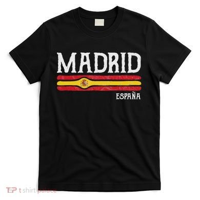 Vintage Madrid Spain Souvenir Espana Gift T-Shirt