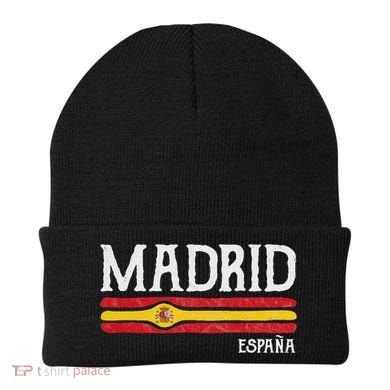 Vintage Madrid Spain Souvenir Espana Gift Beanie