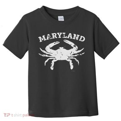 Vintage Maryland State Blue Crab Toddler T-Shirt