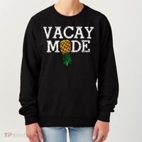 Vacay Mode summer vacation upside down pineapple swinger Women's Sweatshirt thumb 0
