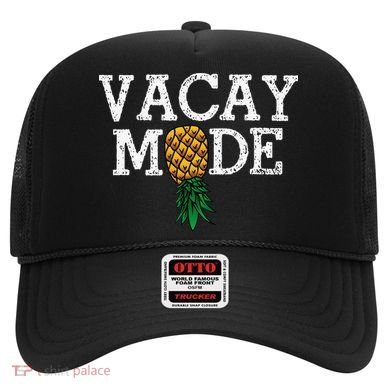 Vacay Mode summer vacation upside down pineapple swinger Hat