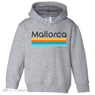 Vintage Mallorca Spain Retro Design Toddler Hoodie