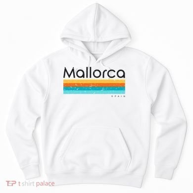 Vintage Mallorca Spain Retro Design Hoodie