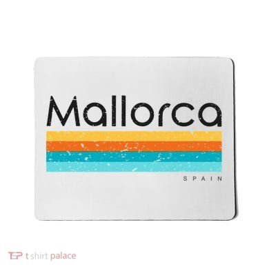 Vintage Mallorca Spain Retro Design Mousepad