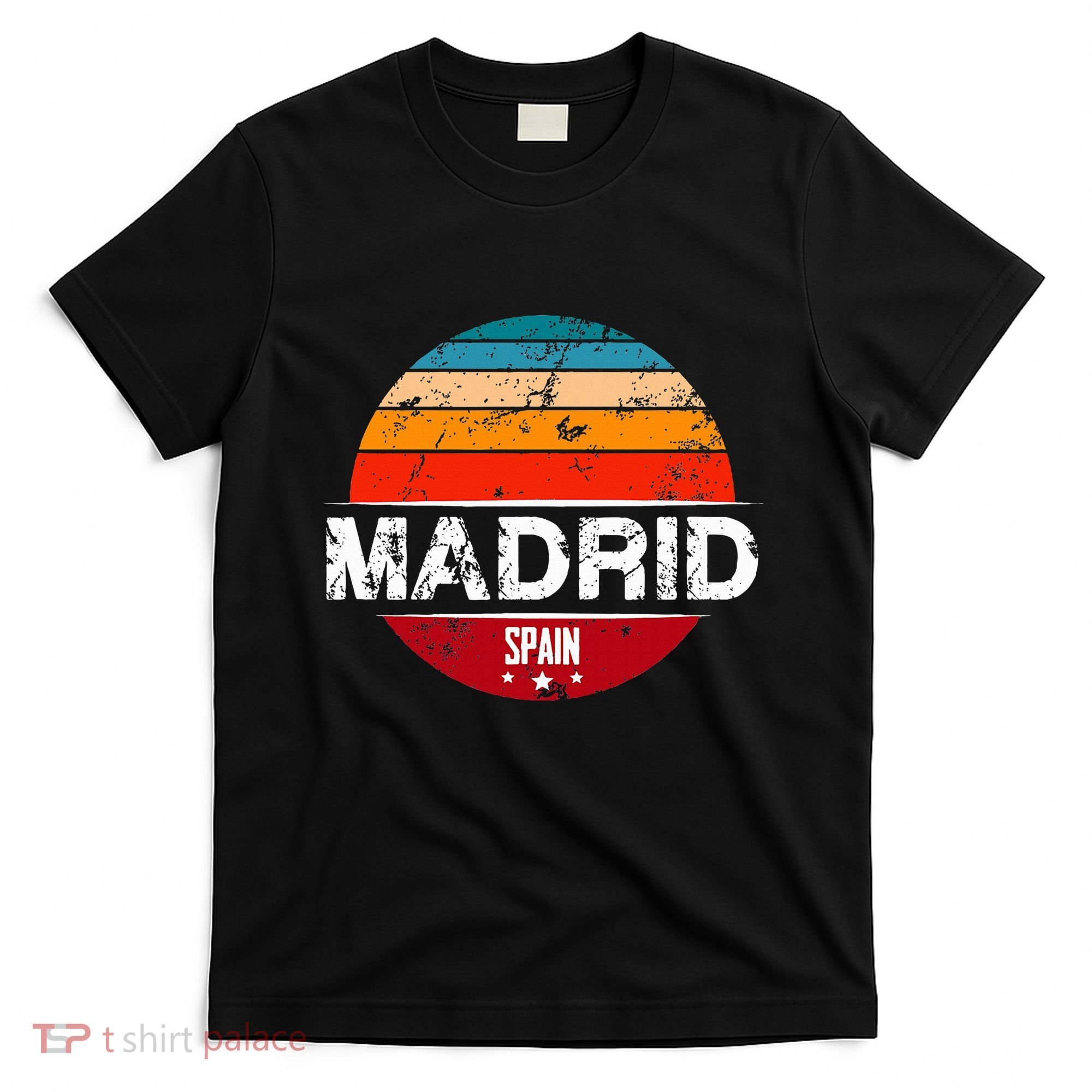 Vintage Madrid Spain Souvenir T-Shirt