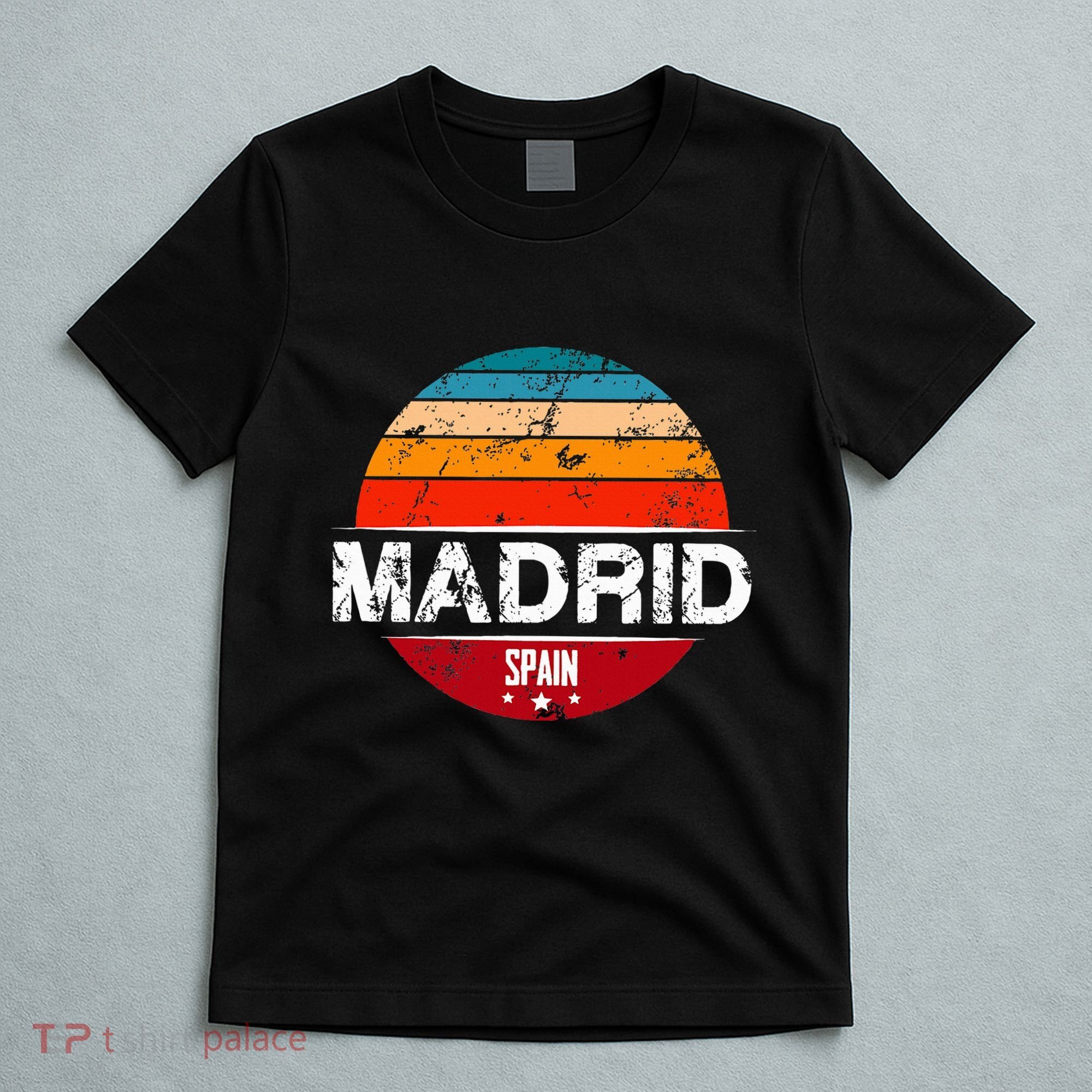Vintage Madrid Spain Souvenir T-Shirt
