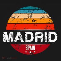 Vintage Madrid Spain Souvenir T-Shirt thumb 7