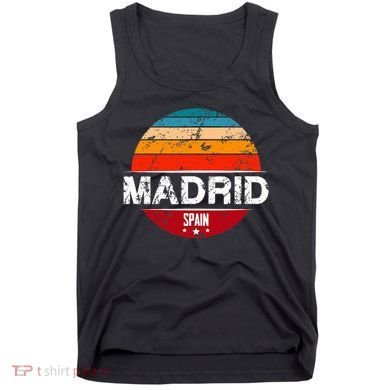 Vintage Madrid Spain Souvenir Tank Top