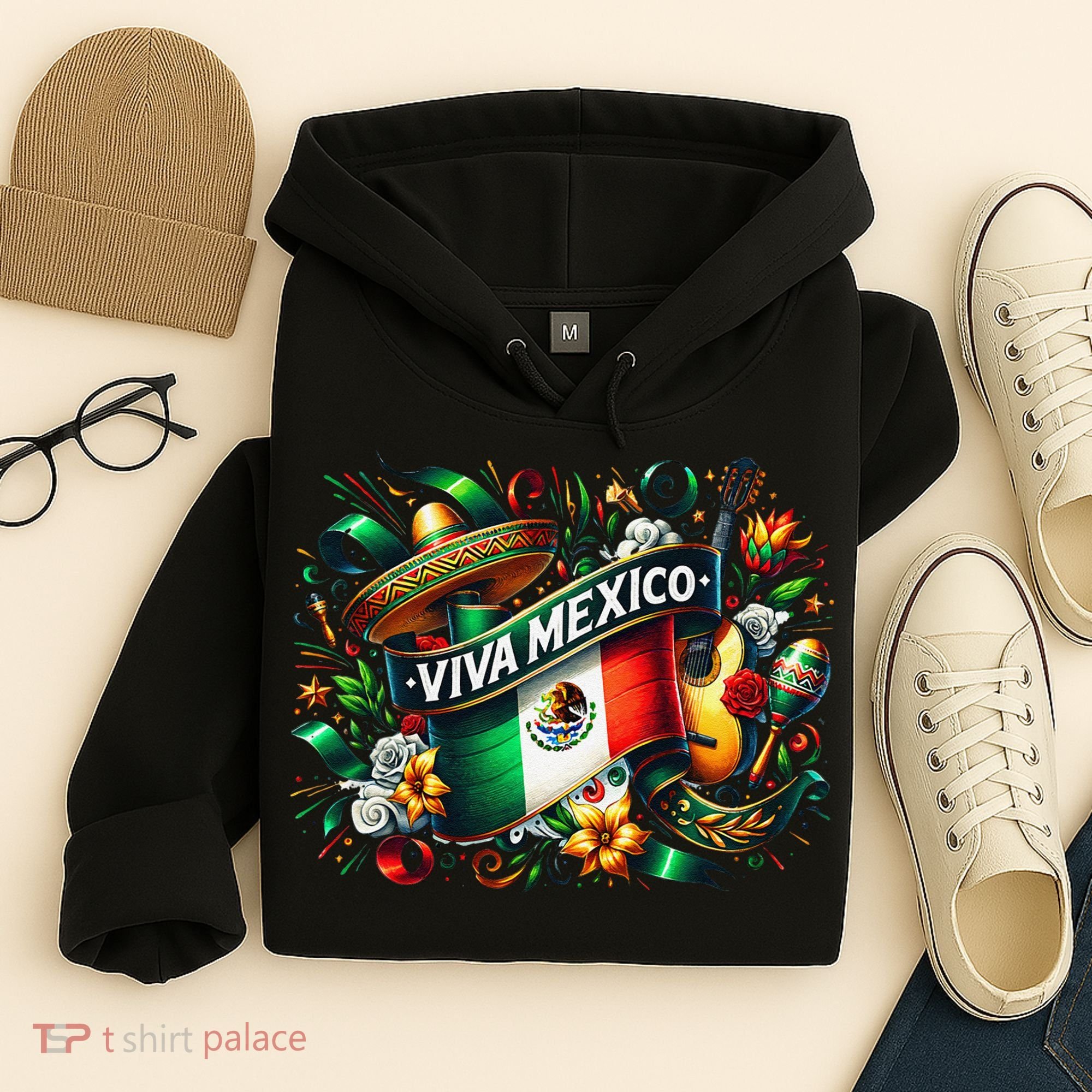 Viva Mexico September 16 Independence Of Mexico Gift Hoodie