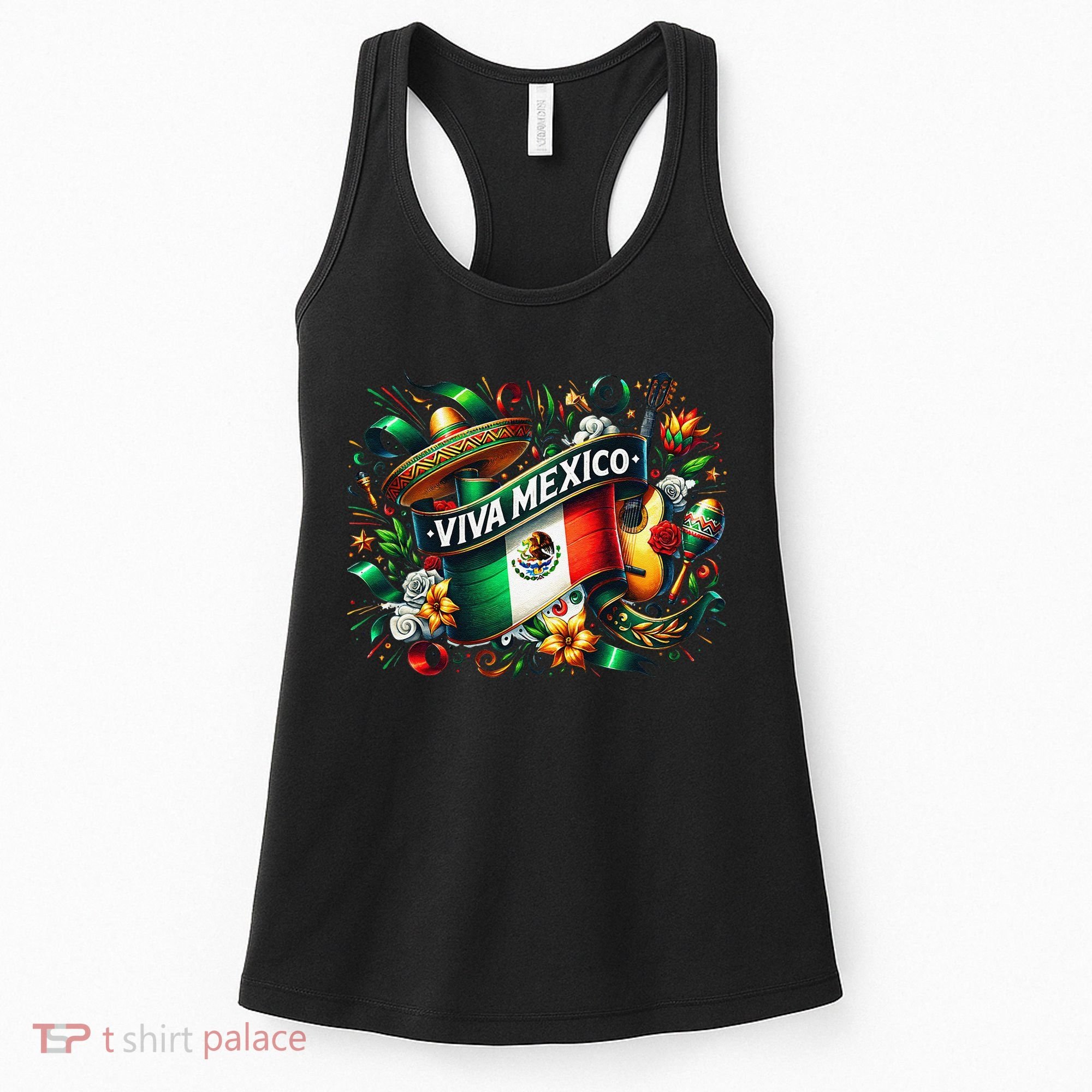 Viva Mexico September 16 Independence Of Mexico Gift Women's Tank Top