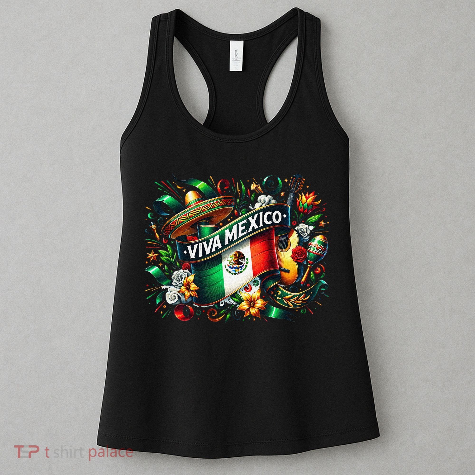 Viva Mexico September 16 Independence Of Mexico Gift Women's Tank Top