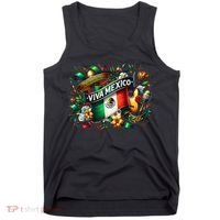 Viva Mexico September 16 Independence Of Mexico Gift Tank Top thumb 0