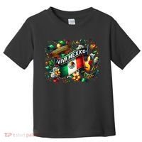 Viva Mexico September 16 Independence Of Mexico Gift Toddler T-Shirt thumb 0