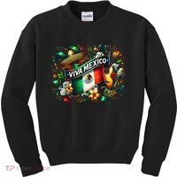 Viva Mexico September 16 Independence Of Mexico Gift Kids Sweatshirt thumb 0