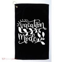 Vacation Mode Summer Break Golf Towel thumb 0