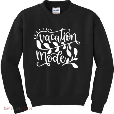 Vacation Mode Summer Break Kids Sweatshirt