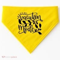 Vacation Mode Summer Break USA-Made Doggie Bandana thumb 0