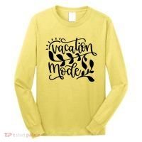Vacation Mode Summer Break Long Sleeve Shirt thumb 0