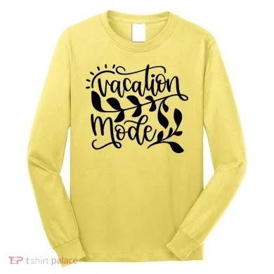Vacation Mode Summer Break Long Sleeve Shirt