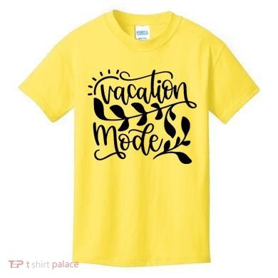 Vacation Mode Summer Break Kids T-Shirt