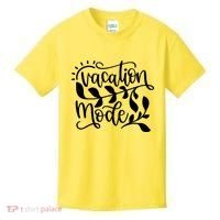 Vacation Mode Summer Break Kids T-Shirt thumb 0