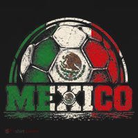 Vintage Mexico Soccer Fan Gear T-Shirt thumb 7