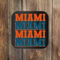 Varsity Miami Sports Football Coaster thumb 0