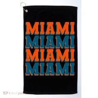 Varsity Miami Sports Football Golf Towel thumb 0