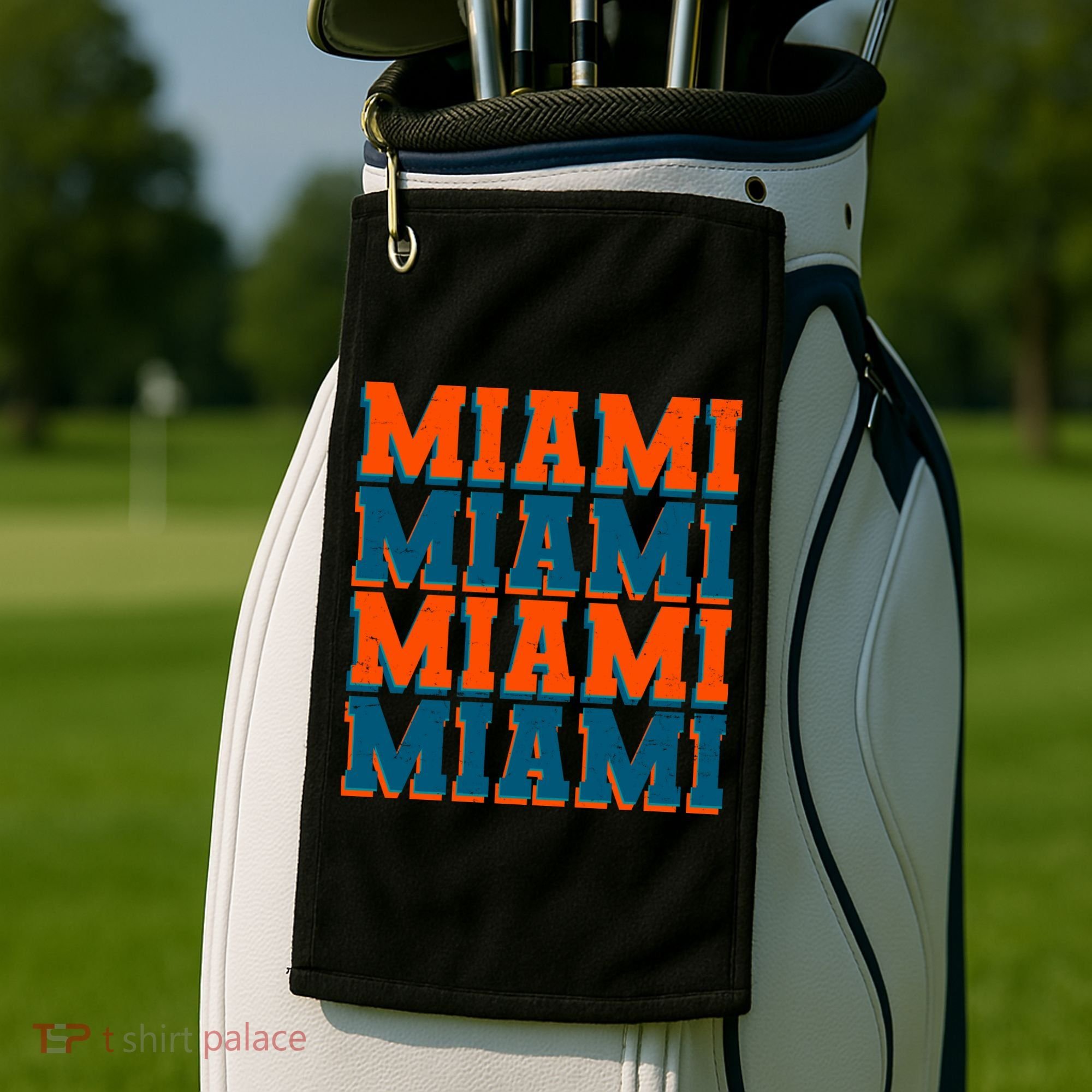 Varsity Miami Sports Football Golf Towel