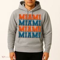 Varsity Miami Sports Football Hoodie thumb 2