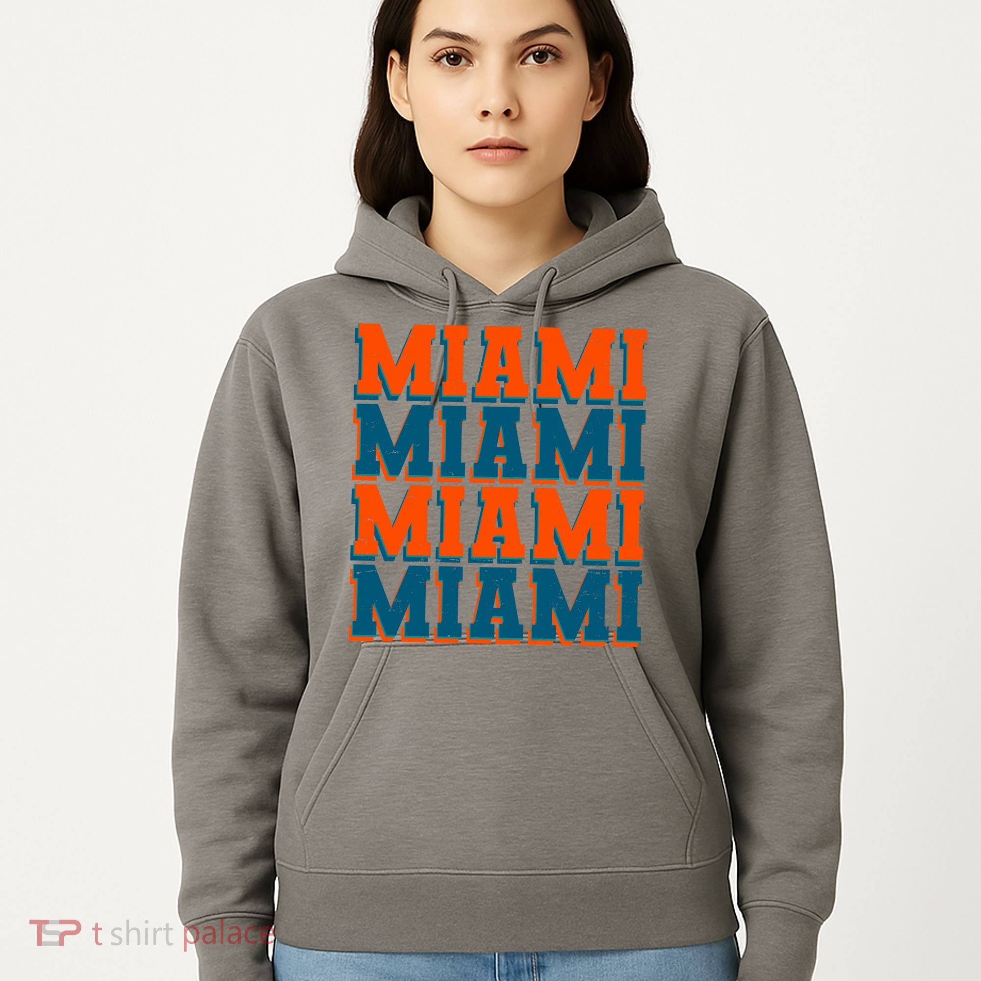 Varsity Miami Sports Football Hoodie
