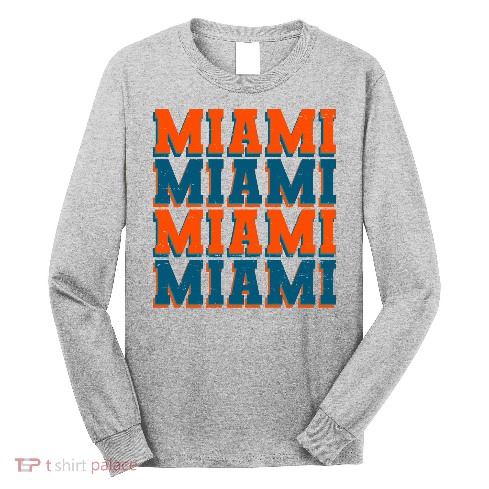 Varsity Miami Sports Football Long Sleeve Shirt