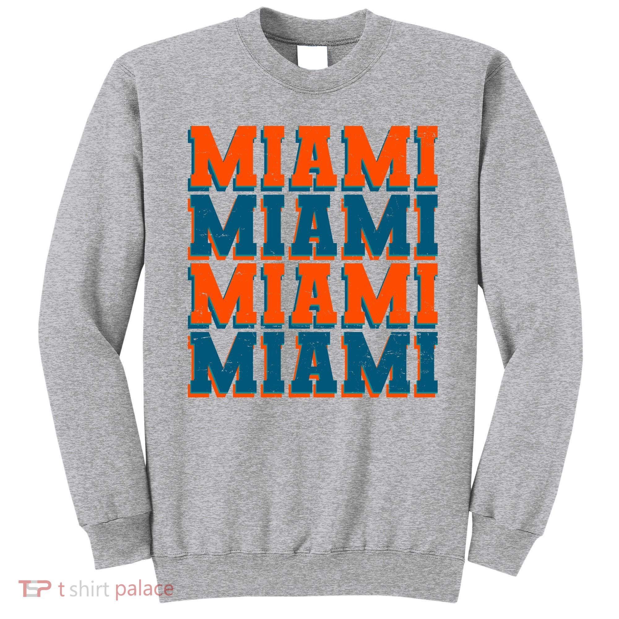 Varsity Miami Sports Football Sweatshirt