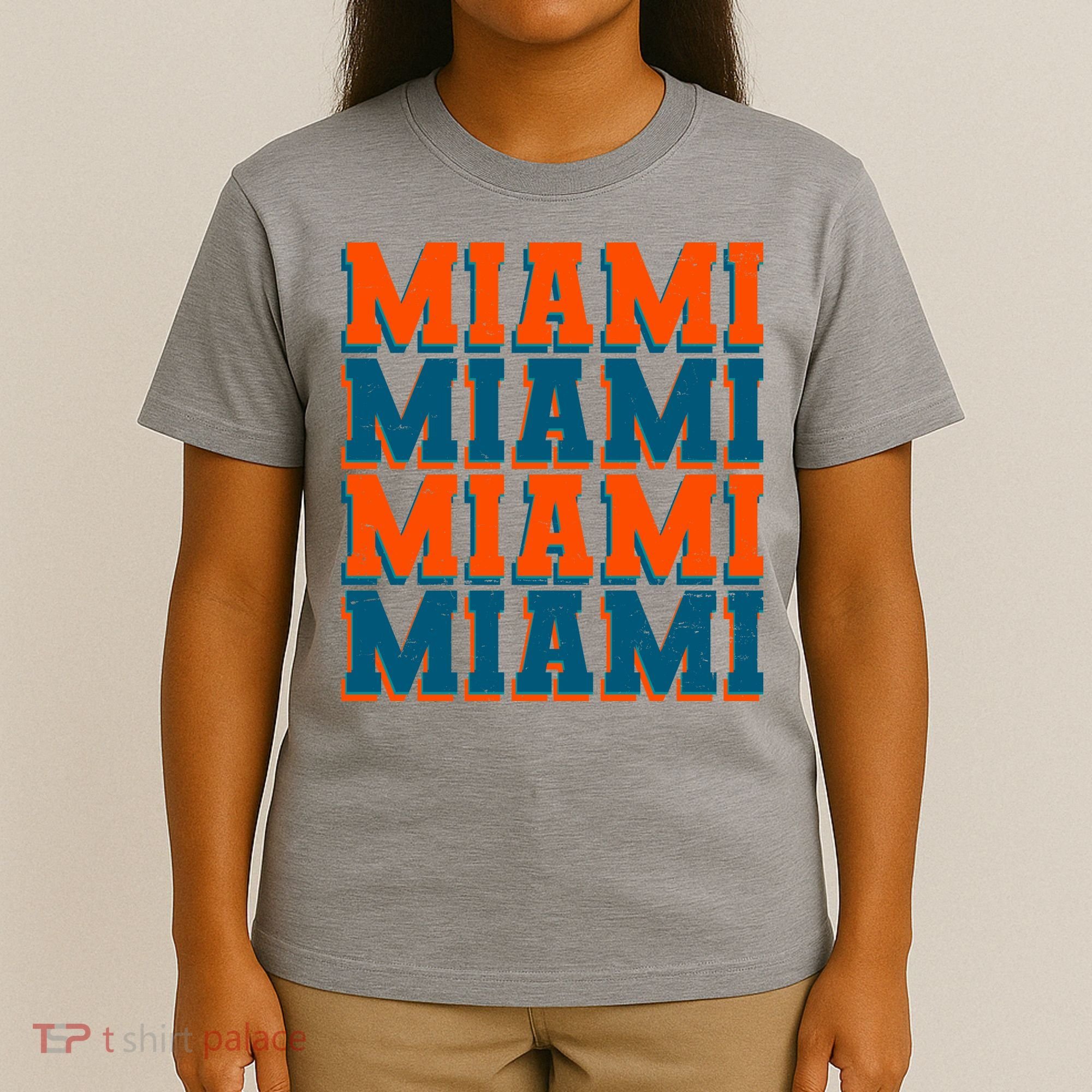 Varsity Miami Sports Football T-Shirt