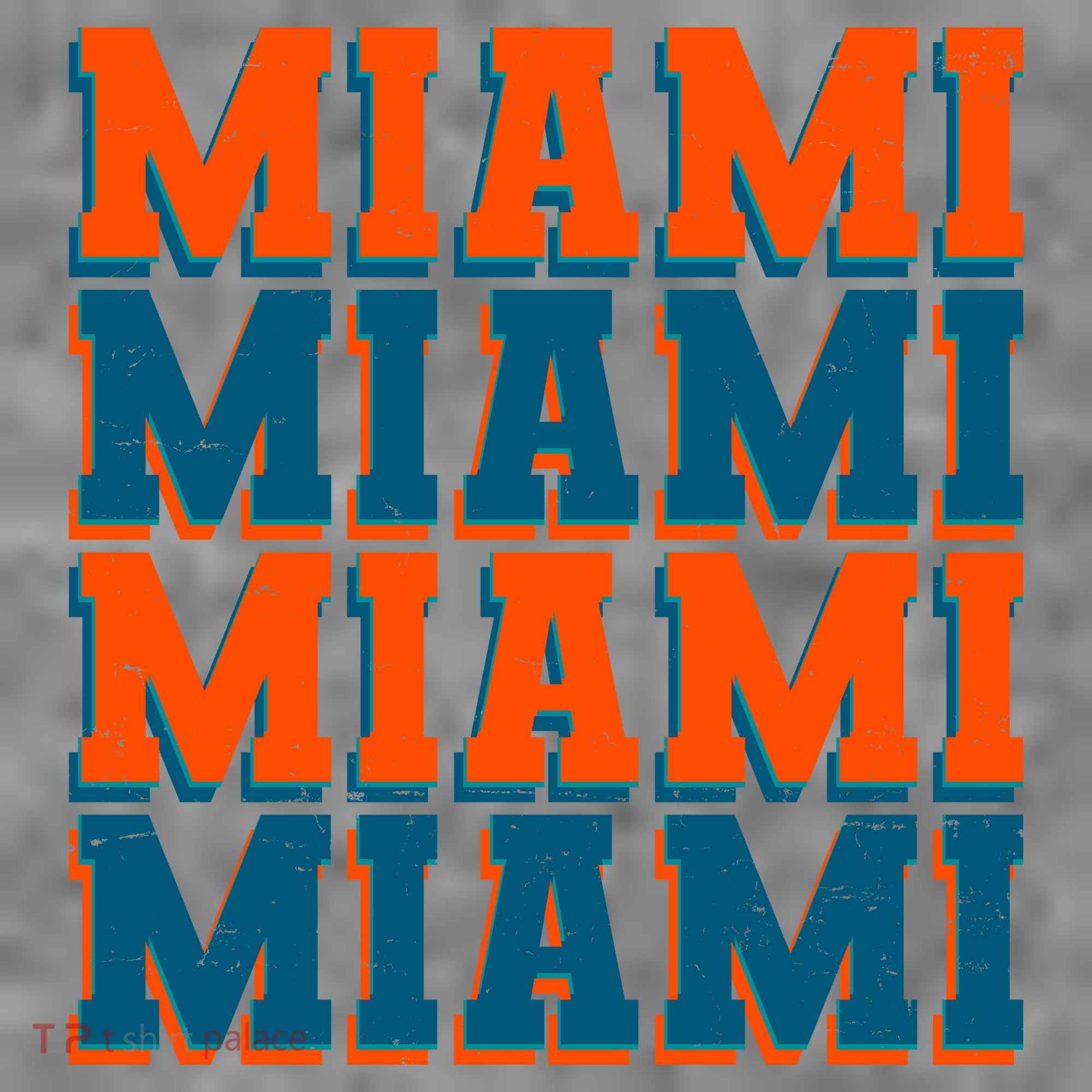 Varsity Miami Sports Football T-Shirt