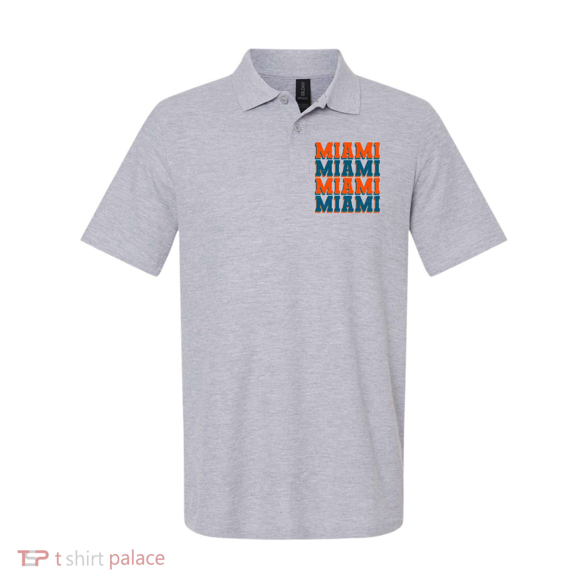 Varsity Miami Sports Football Polo
