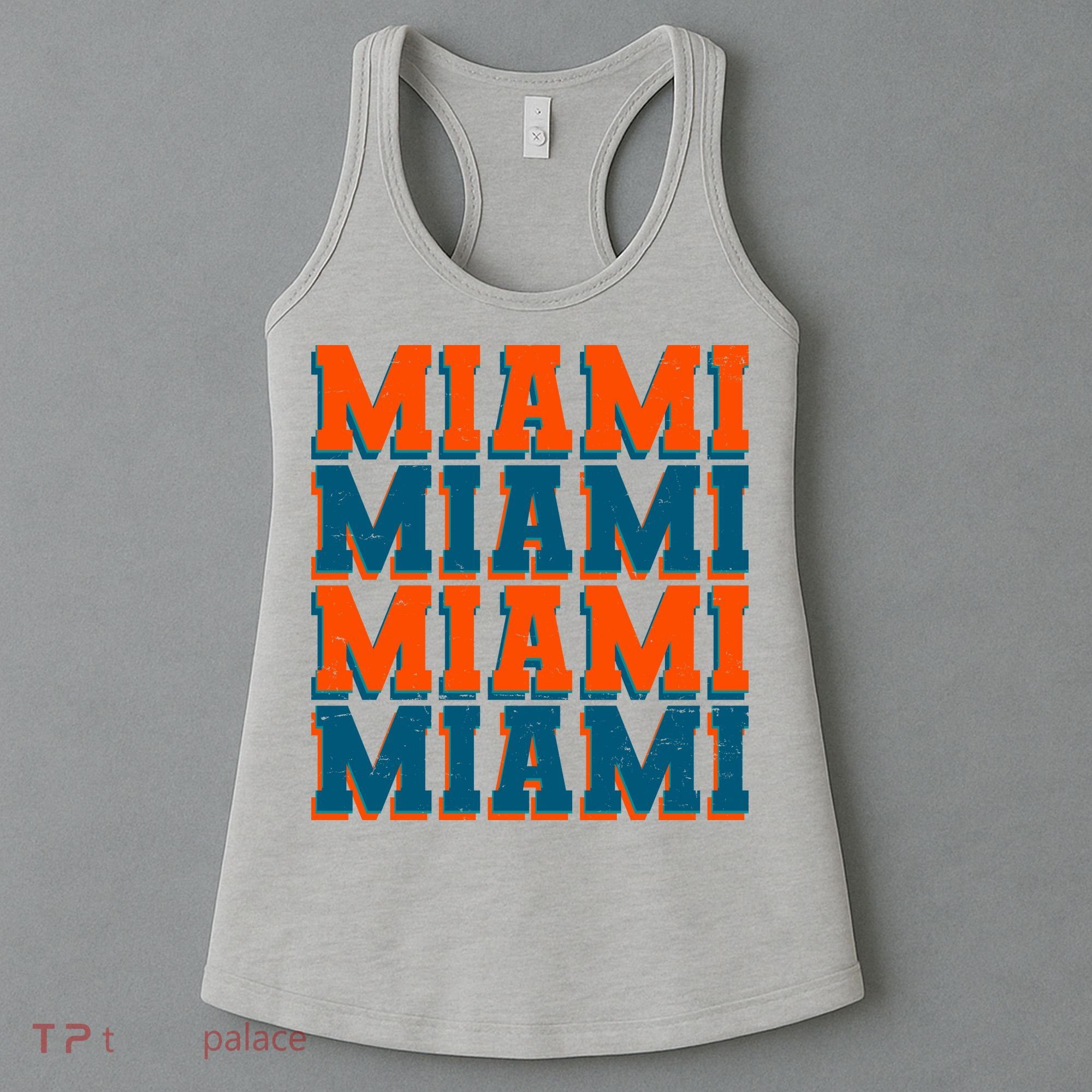 Varsity Miami Sports Football Women's Tank Top