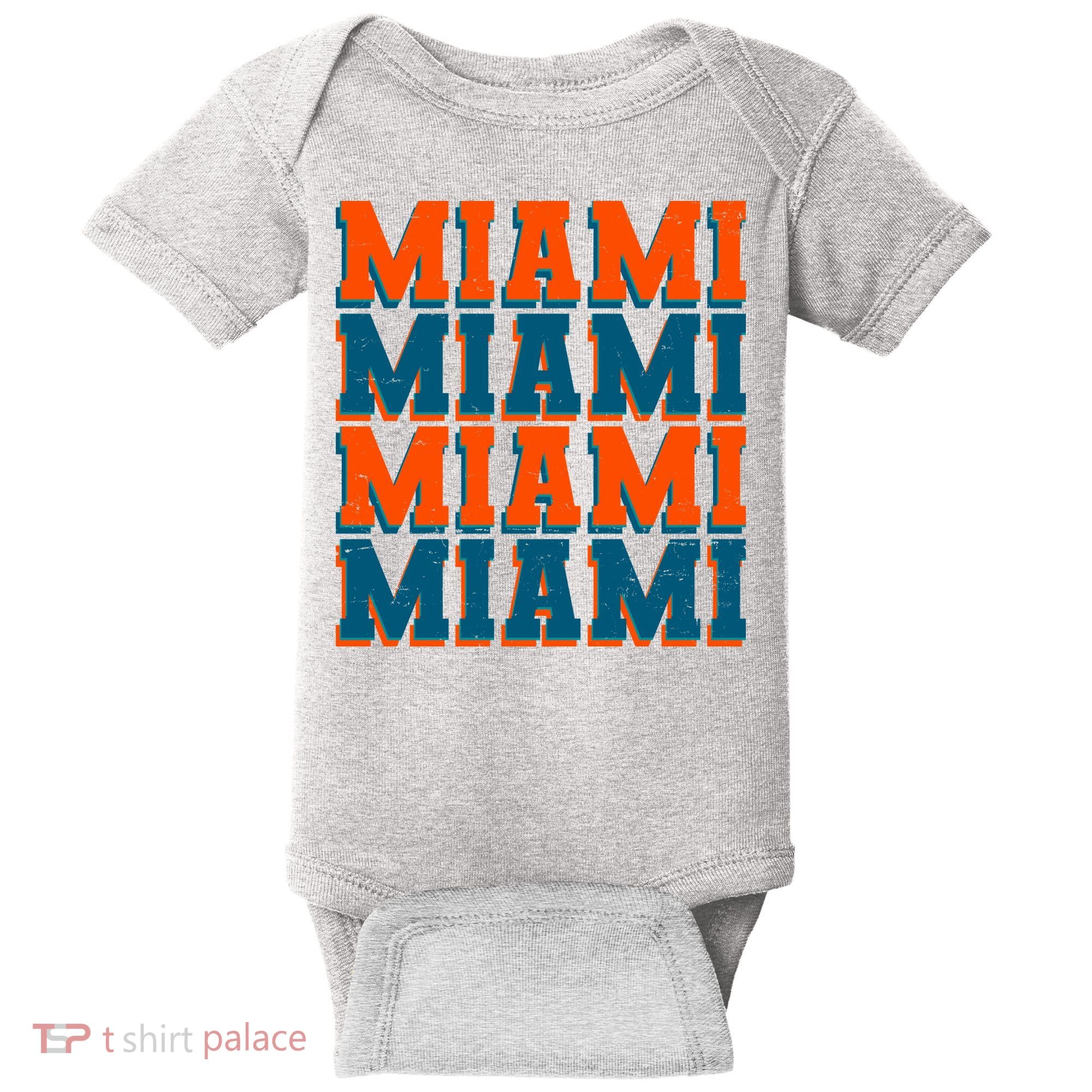 Varsity Miami Sports Football Baby Bodysuit