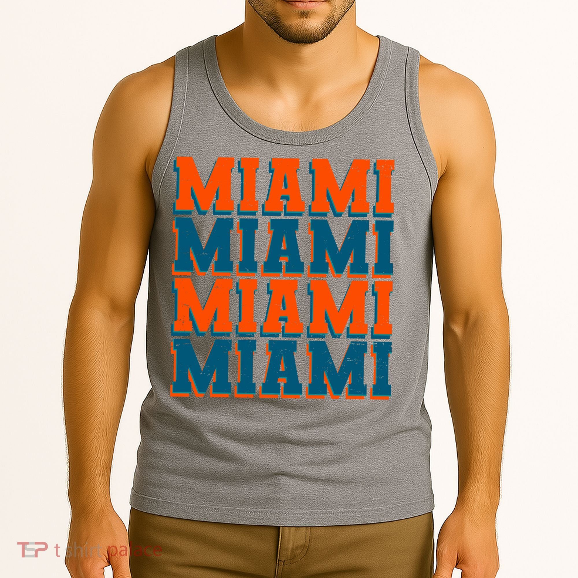 Varsity Miami Sports Football Tank Top