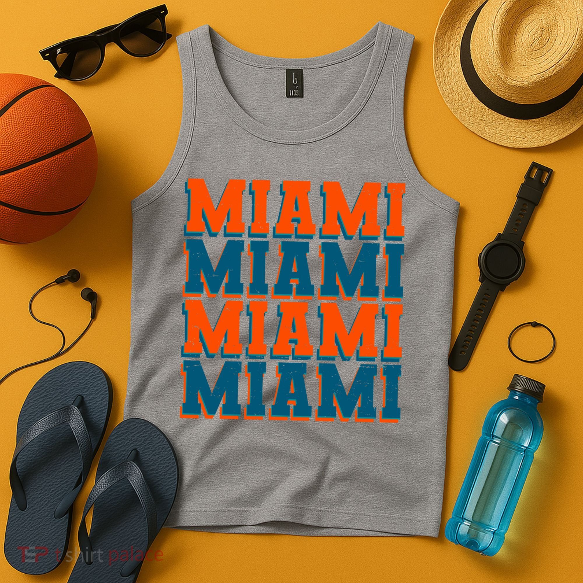 Varsity Miami Sports Football Tank Top