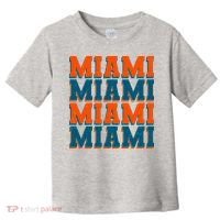 Varsity Miami Sports Football Toddler T-Shirt thumb 0